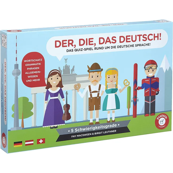 Piatnik 662140 - Der Die Das Deutsch Das Spiel um die deutsche Sprache