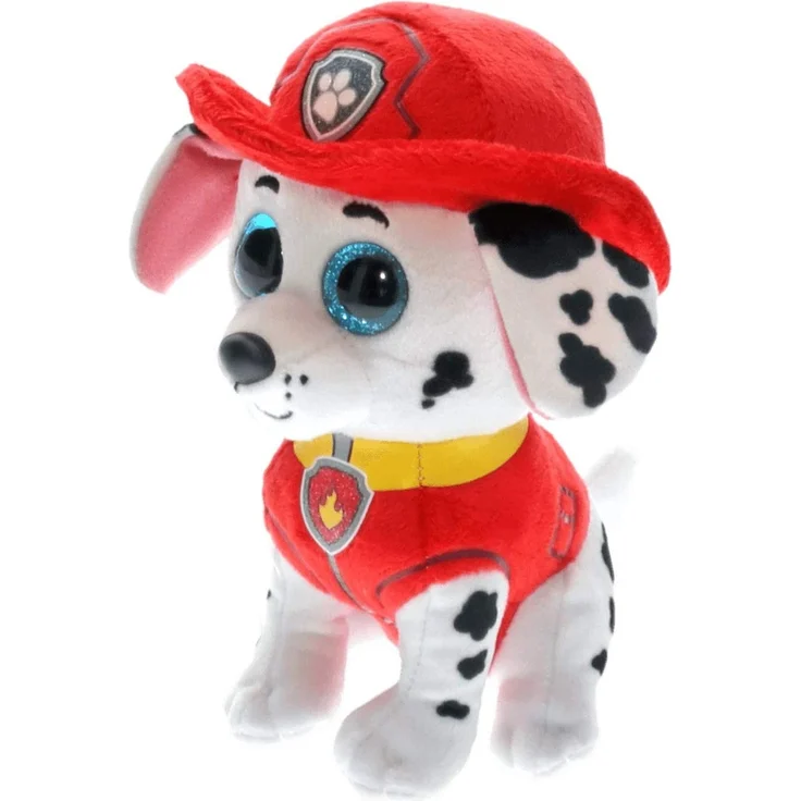 TY 41211 Bee Maya 41211-Paw Patrol, Marshal mit Glitzer Augen, 15 cm, Weiss - Preisvergleich – Bild 2