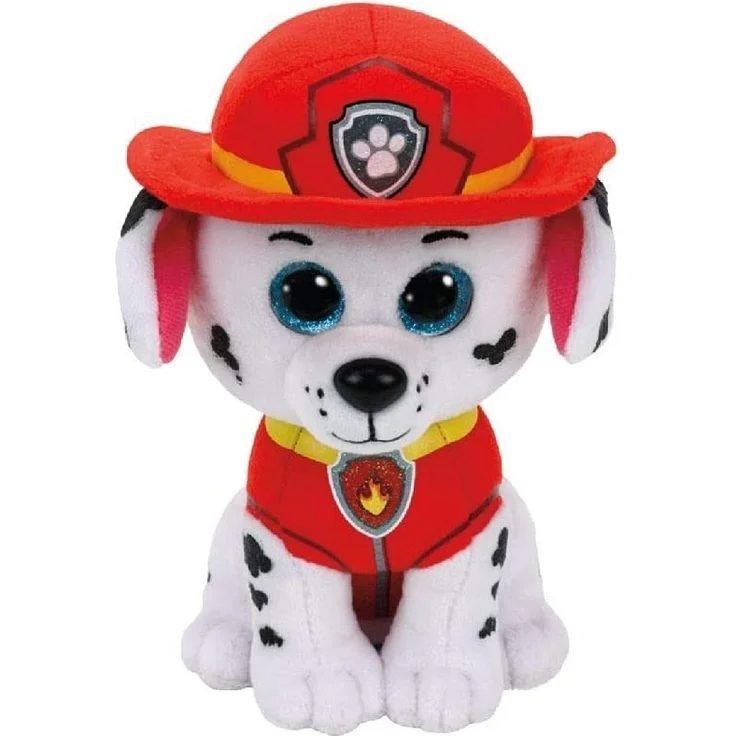 TY 41211 Bee Maya 41211-Paw Patrol, Marshal mit Glitzer Augen, 15 cm, Weiss - Preisvergleich – Bild 1