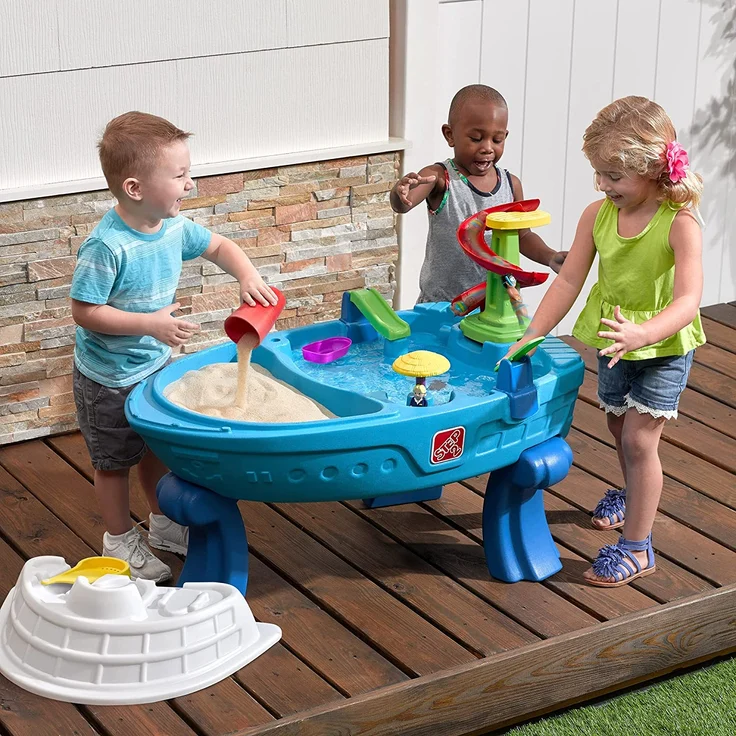 Pragma Sand- und Wasserspieltisch - Modell Finn Fiesta Maße: 67 x 100 x 71 cm – Bild 7