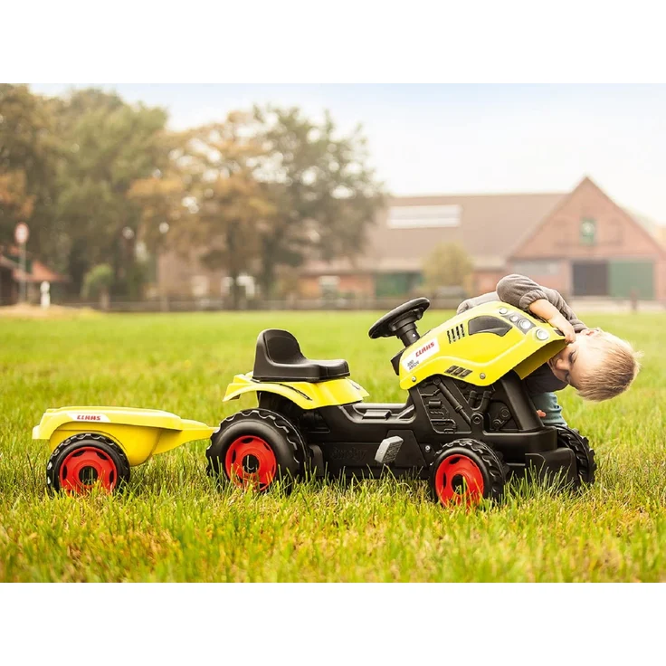 Smoby 7600710114 - Traktor Farmer Claas Arion 400, Outdoor, Sport, XL, grün - Preisvergleich – Bild 7
