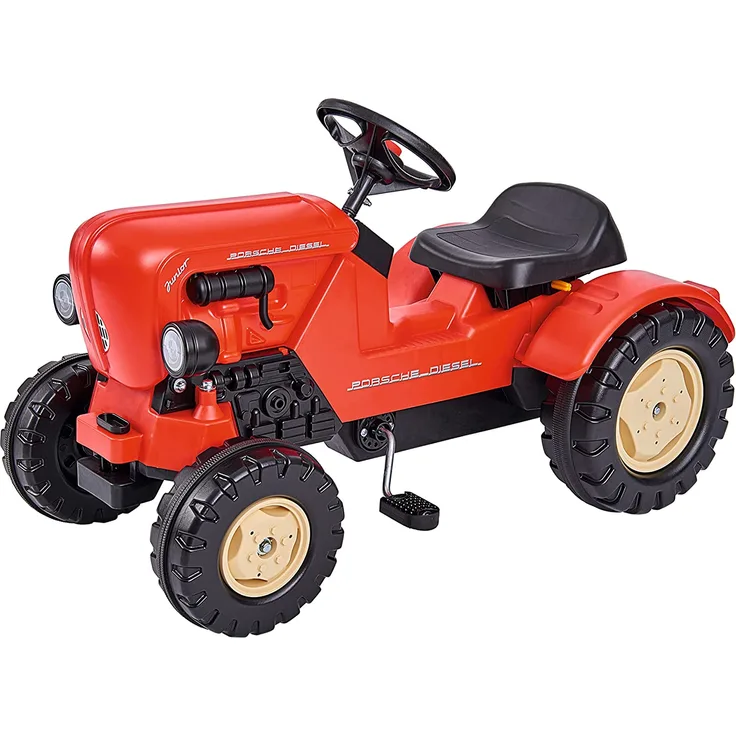 BIG 800056560 'Porsche Diesel Junior', Kindertrettraktoren, mit verstellbaren Sitz, ab 3 Jahren