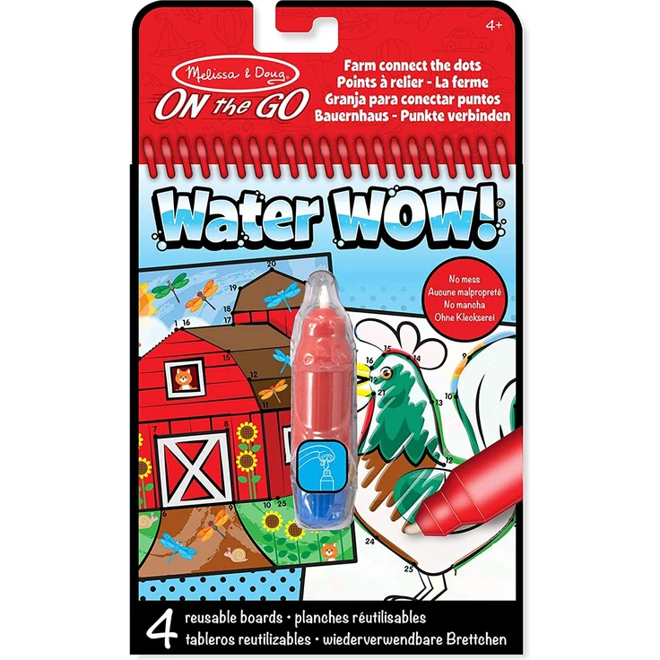 Melissa & Doug Water Wow! Malblock - Bauernhof zum Punkte verbinden - Preisvergleich – Bild 1