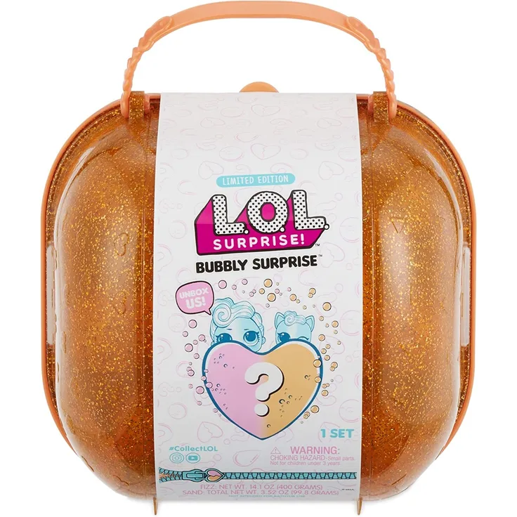 L.O.L. Surprise! 556268E7C Bubbly Surprise Sammelfigur und -Tier in Aufbewahrungsbox, mit Accessoires, orange - Preisvergleich
