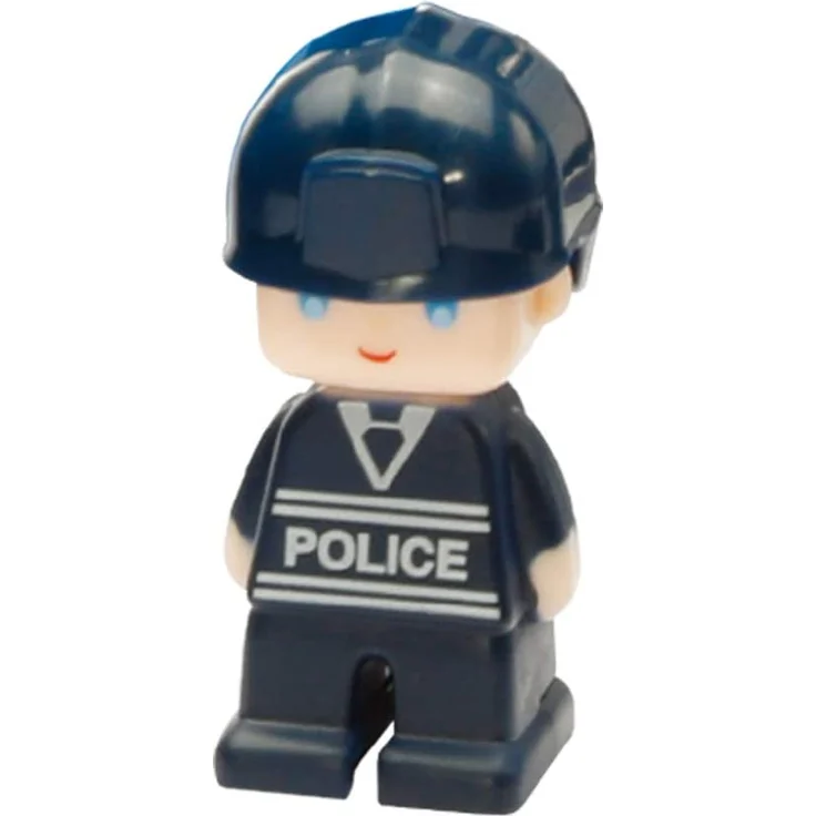 MAGFORMERS 717001 Polizei und Feuerwehr Figuren Police and Rescue Set, Multicolor – Bild 17