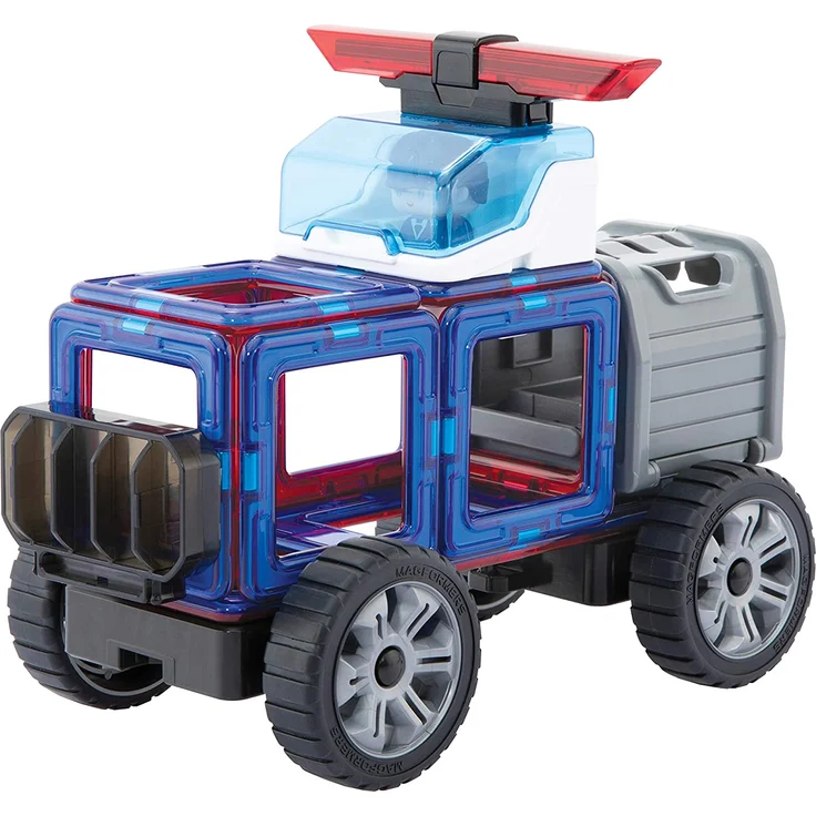 MAGFORMERS 717001 Polizei und Feuerwehr Figuren Police and Rescue Set, Multicolor – Bild 5