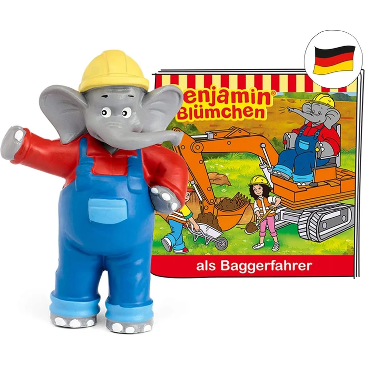 tonies® Hörfigur - Benjamin Blümchen - Benjamin als Baggerfahrer – Bild 1