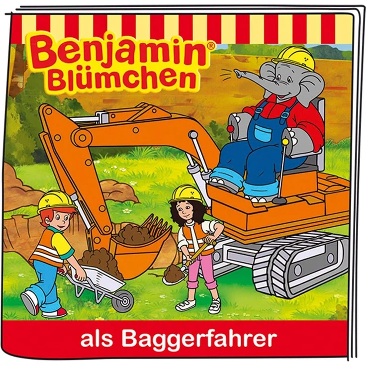 tonies® Hörfigur - Benjamin Blümchen - Benjamin als Baggerfahrer – Bild 4