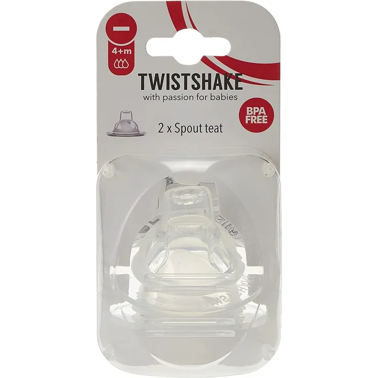 Vital Innovations 78079 Twistshake Schnabel-Sauger, transparent