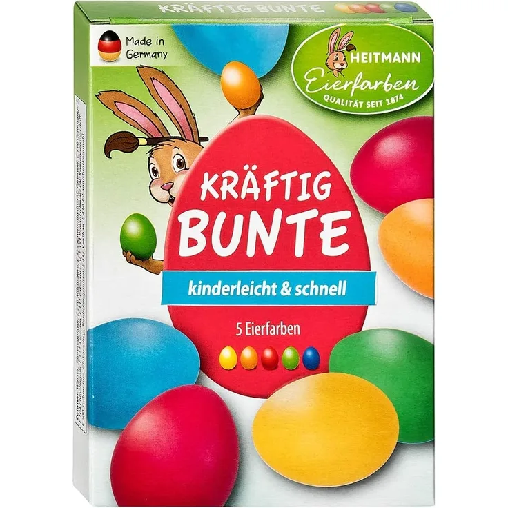 HTM. Eierfarben Kräftig bunte 5 Kaltfarben