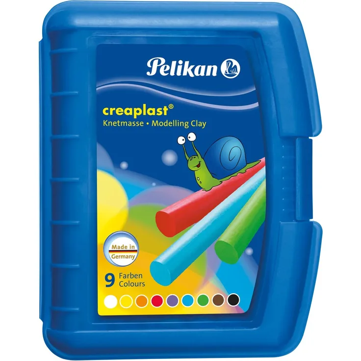 Wachsknete Creaplast 198 mit 9 Farben blau