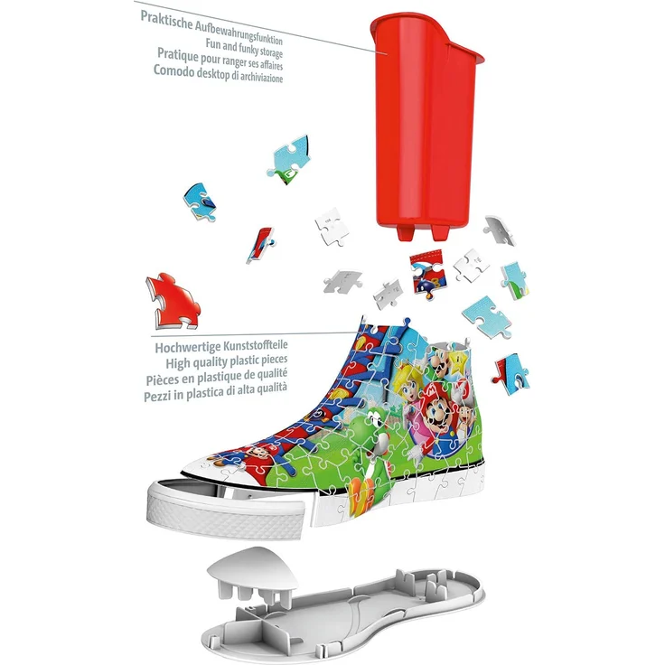 Ravensburger 3D-Puzzle Sneaker Utensilio Super Mario – Bild 4