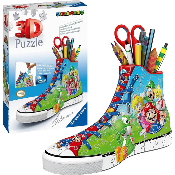 Ravensburger 3D-Puzzle Sneaker Utensilio Super Mario