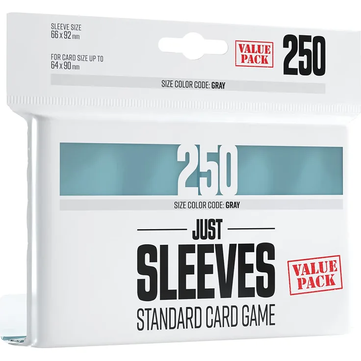 Just Sleeves - Value Pack Clear 66x92mm (250 Hüllen)