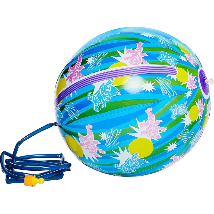BANZAI 12918 Splash Beach Ball, Mehrfarbig