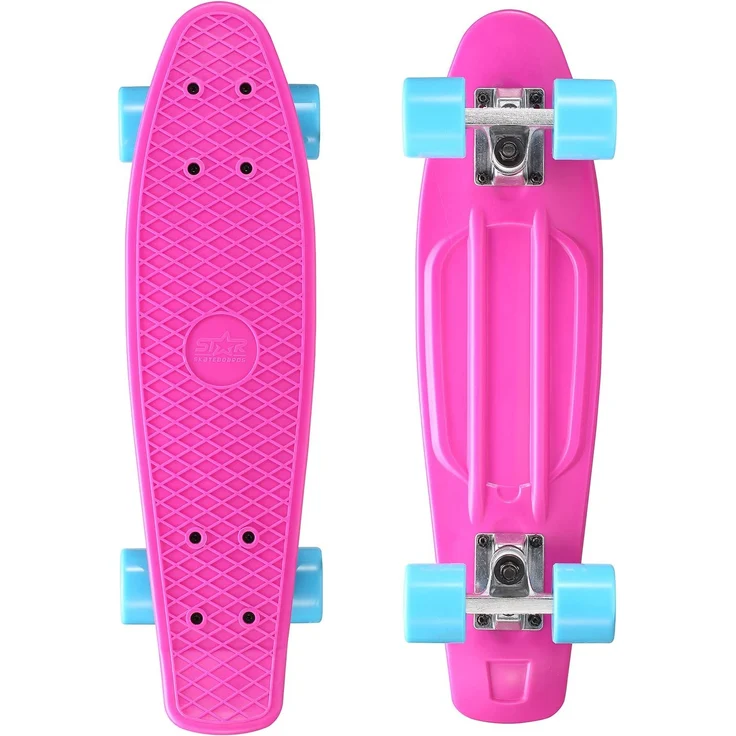 STAR-SKATEBOARDS Vintage Retro Cruiser Skateboard – Bild 1