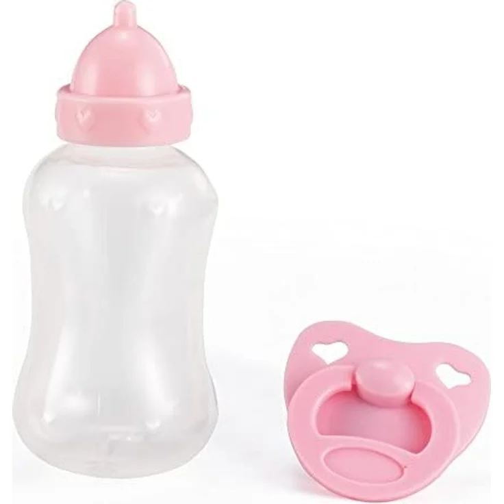Bayer Design 93816AA Babypuppe First Words mit Schlafaugen, 24 Babylaute, 38 cm, rosa/Streifen – Bild 2
