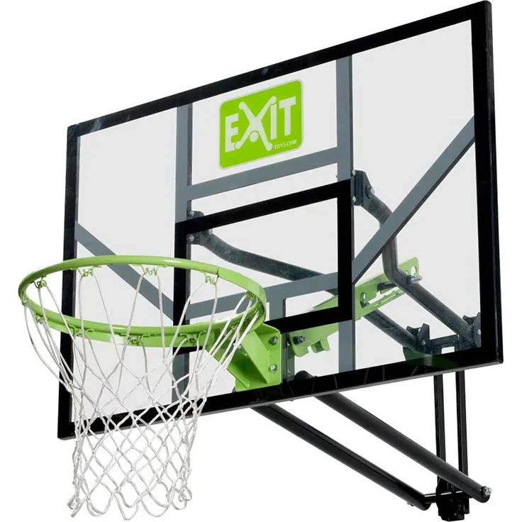 EXIT Basketballkorb mit Galaxy | Wandmontage | Weiß, Grün | 135x117x77 cm - Preisvergleich