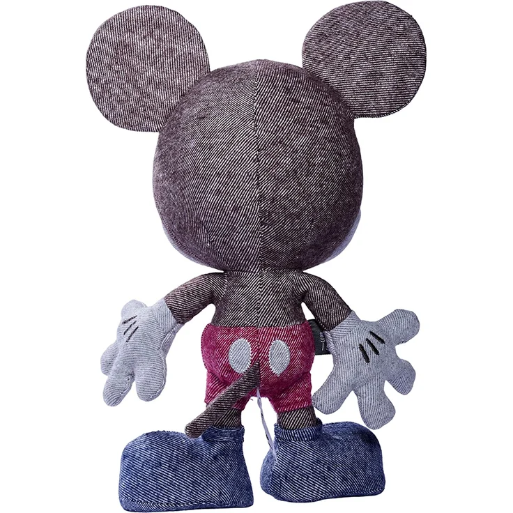 Simba 6315870309 - Disney Denim Mickey Mouse, Oktober Edition, Amazon Exclusiv, 35cm Plüschfigur, Micky Maus, im Geschenkkarton, Limitiert, Sonderedition, Sammlerstück, ab den ersten Lebensmonaten – Bild 4