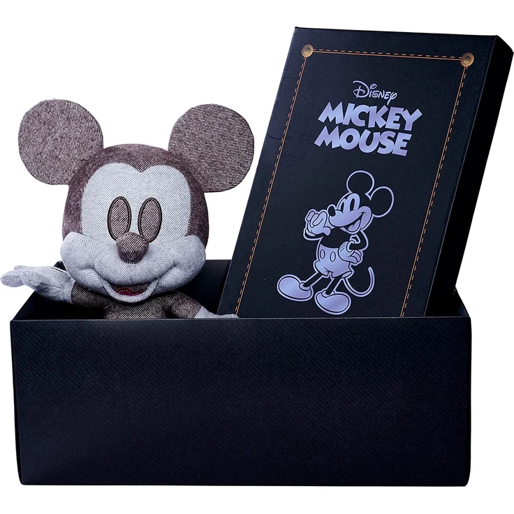 Simba 6315870309 - Disney Denim Mickey Mouse, Oktober Edition, Amazon Exclusiv, 35cm Plüschfigur, Micky Maus, im Geschenkkarton, Limitiert, Sonderedition, Sammlerstück, ab den ersten Lebensmonaten – Bild 5