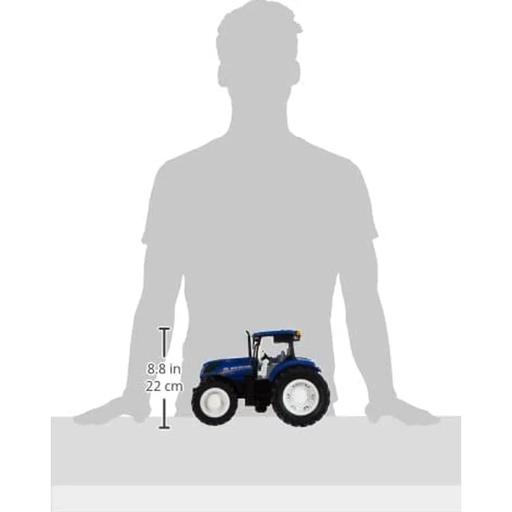 TOMY Britains - New Holland, T7.270 - Kinder Traktor mit Sound und Licht - mit Schaufel zum Anstecken - Traktor mit Frontgewicht - für Kinder ab 3 Jahre - Preisvergleich – Bild 4