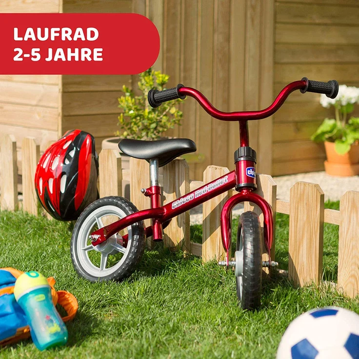 Red Bullit loopfiets 10 Zoll Junior Rot – Bild 2