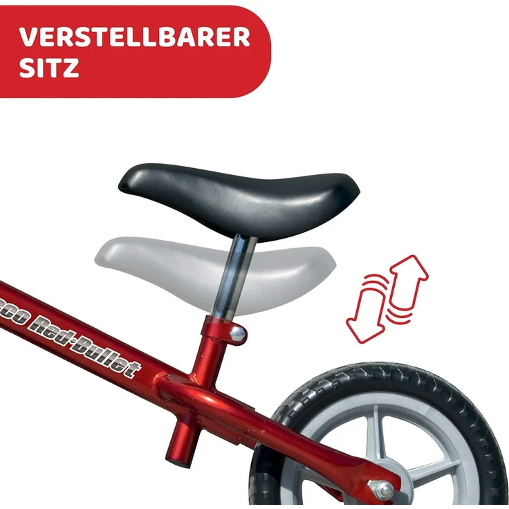 Red Bullit loopfiets 10 Zoll Junior Rot – Bild 5