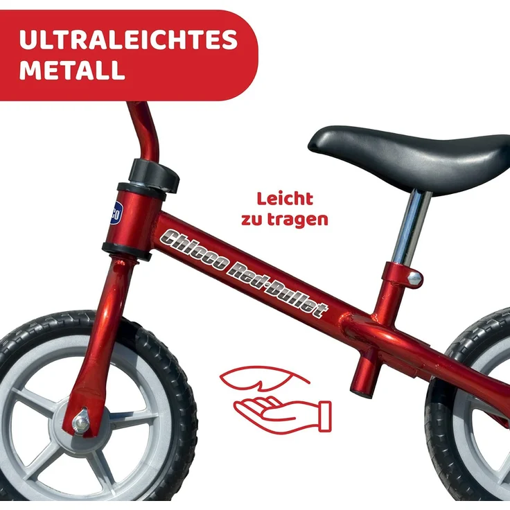 Red Bullit loopfiets 10 Zoll Junior Rot – Bild 7