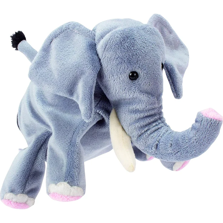 Beleduc 40128 - Handpuppe Elefant, Bewährt im Kindergarten – Bild 1