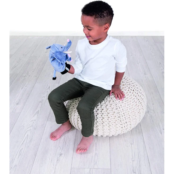 Beleduc 40128 - Handpuppe Elefant, Bewährt im Kindergarten – Bild 5