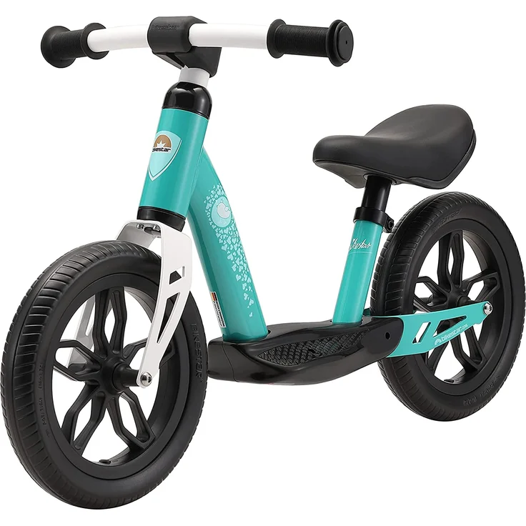 Bikestar '10 Zoll Classic' Kinder-Laufrad, ab 2 Jahren, superleicht, höhenverstellbarer Sattel, türkis – Bild 3