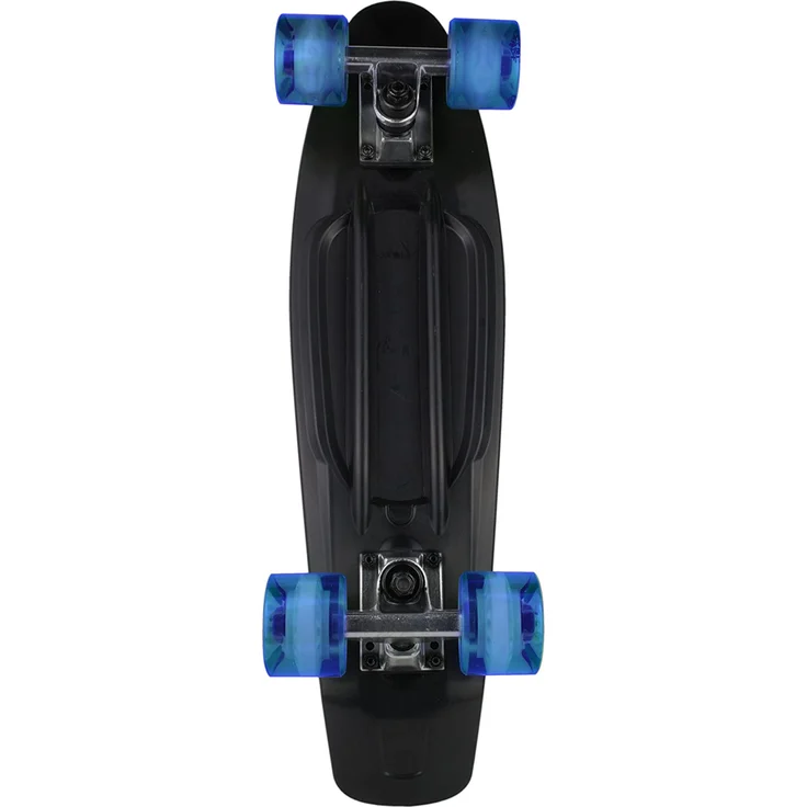 No Rules - Skateboard - fun schwarz - transparent blau – Bild 2