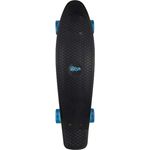 No Rules - Skateboard - fun schwarz - transparent blau