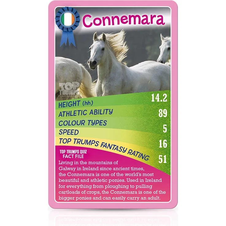 Pferde und Ponies und Einhörner Top Trumps Kartenspiel – Bild 2