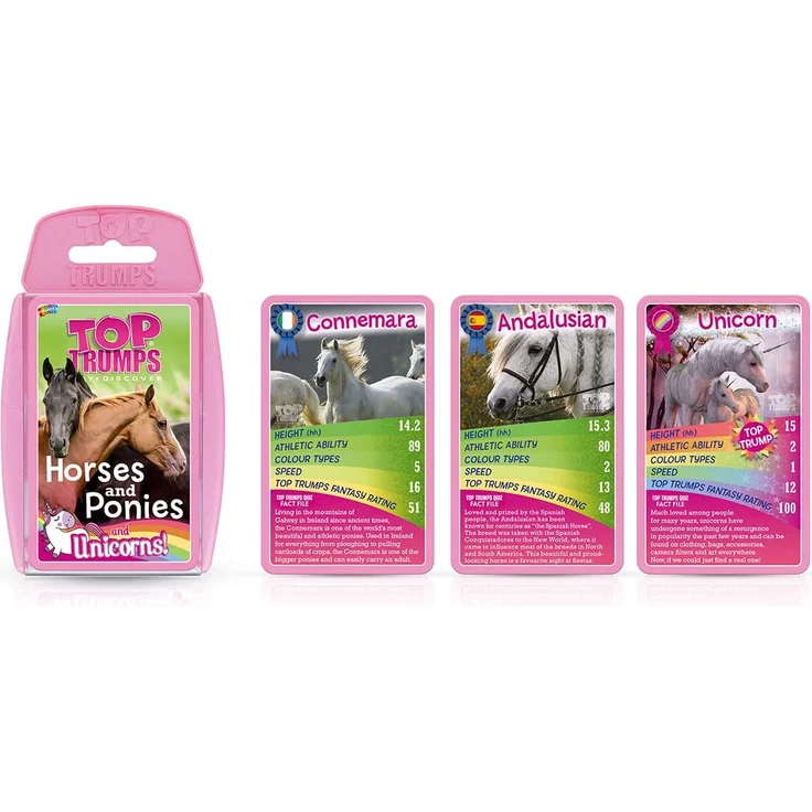 Pferde und Ponies und Einhörner Top Trumps Kartenspiel – Bild 5
