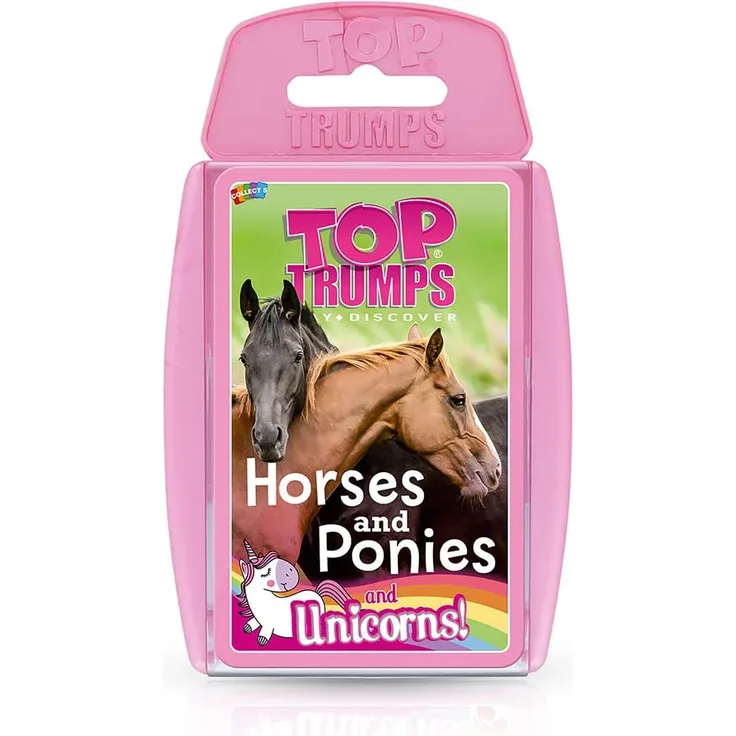 Pferde und Ponies und Einhörner Top Trumps Kartenspiel