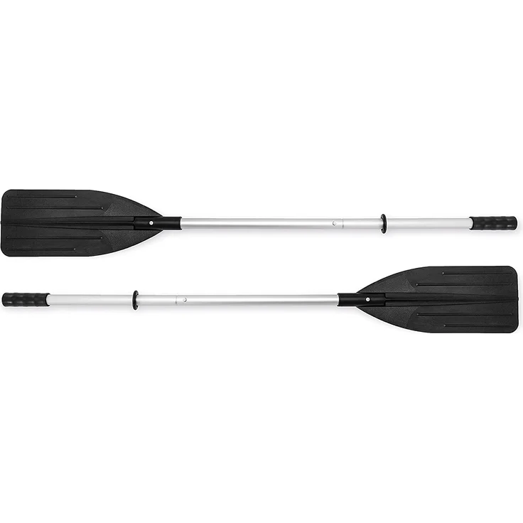 Intex 68324NP 'Excursion 4', Schlauchboot-Set, bis zu 4 Personen, max. Tragkraft 400 kg, inkl. Reparaturset, grau – Bild 12