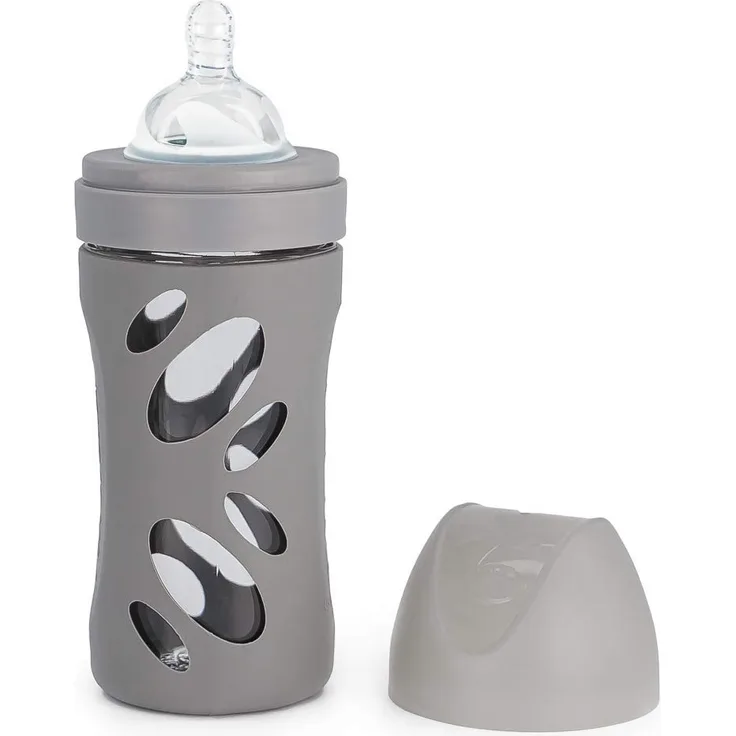 TWISTSHAKE Glasflasche Anti-Kolik 260 ml in pastell grau