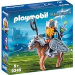 PLAYMOBIL Knights 9345 Zwerg und Pony mit Rüstung