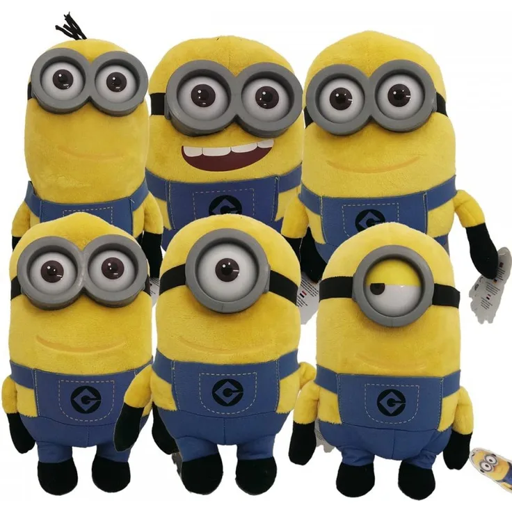 Minions - Minion 28 cm Plüsch mit Kunststoffaugen