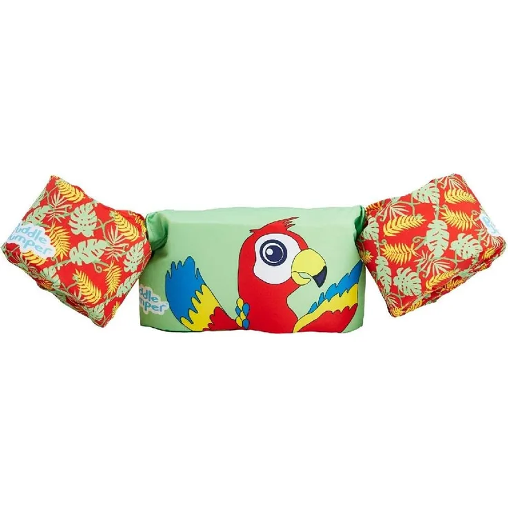 Sevylor Schwimmflügel Puddle Jumper für Kinder und Kleinkinder von 2-6 Jahre, 15-30kg, Schwimmscheiben, papagei