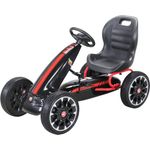 Actionbikes 'ABARTH' Gokart, ab 4 Jahren, EVA Reifen, max. belastbar bis 30 kg, Handbremse, Freilauf, schwarz
