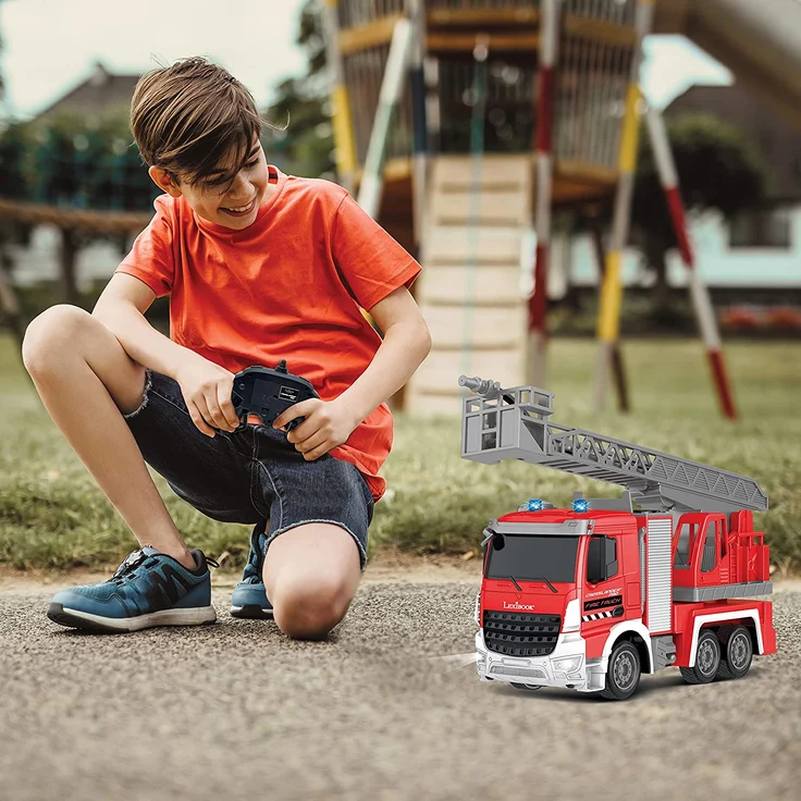 Lexibook RCP20 Crosslander pro RC Fire Truck-ferngesteuertes Feuerwehrauto, Lichteffekte, Wassersprühen – Bild 6