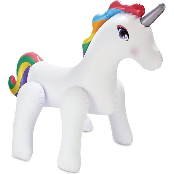 Summer Waves Kinder Wassersprinkler Einhorn | Weiß | 211x127x284 cm