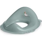 DOCARI Kinder Toilettensitz rutschsicher ergonisch geformt - Universeller WC Aufsatz für Kinder ab 18 Monate Grün - Toilettenaufsatz Toilettenverkleinerer Kindertoilette Potty Training