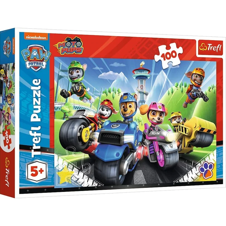 Puzzle 100 - Paw Patrol Fahrzeuge – Bild 1
