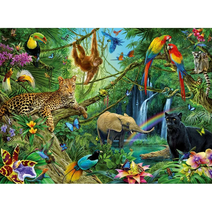 Ravensburger Puzzle Tiere im Dschungel, 200 Teile – Bild 13