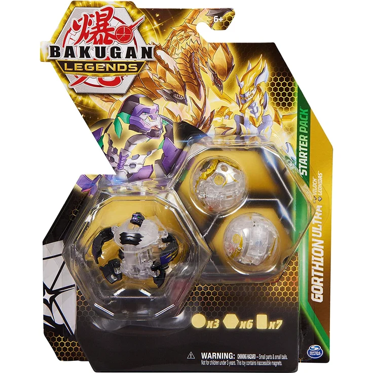 Bakugan - Legends - Starter Pack mit 3 Bakugan, 1x Set, zufällige Farbauswahl – Bild 9
