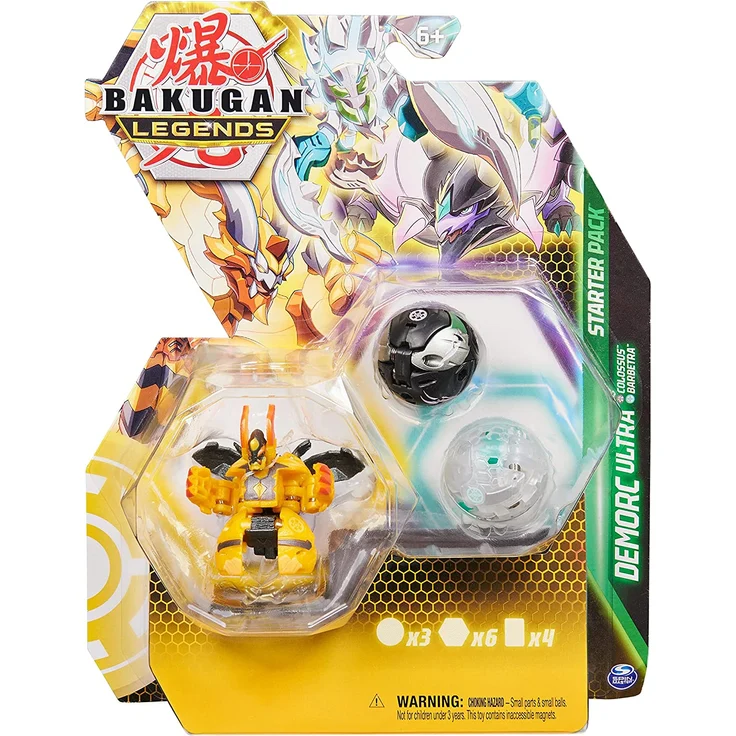 Bakugan - Legends - Starter Pack mit 3 Bakugan, 1x Set, zufällige Farbauswahl – Bild 5