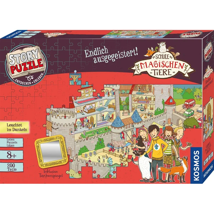 KOSMOS Story Puzzle- Die Schule der magischen Tiere Endlich ausgegeistert! – Bild 1